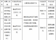 山东商河农村商业银行被罚110万元：清收资金来自于违规发放的贷款，信贷资产风险分类不准确等