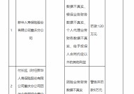 新华保险重庆分公司被罚120万元：因团险业务财务数据不真实等违法违规行为