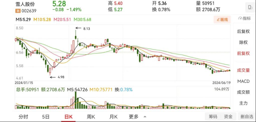 雪人股份收“罚单”